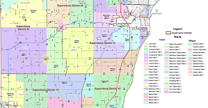 Manitowoc County Supervisory Districts & Wards